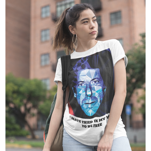 Leonard Cohen by Baiba Auria: Short-Sleeve Unisex T-Shirt - Egoiste Gallery - Art Gallery in Manchester City Centre